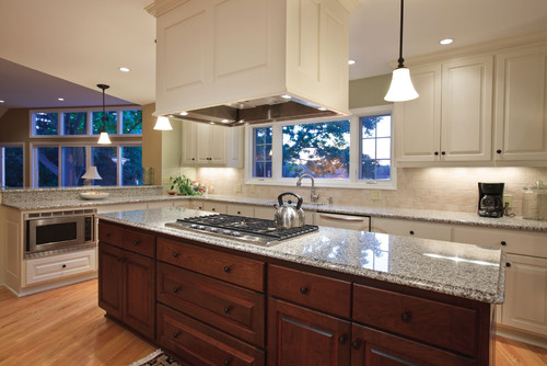 Luna Pearl Granite  Countertops Features Polished Quality Materials Durable Uniform  Pattern